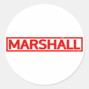 Sticker Rond Timbre Marshall