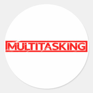 Sticker Rond Timbre multitâche