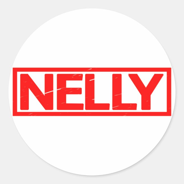 Sticker Rond Timbre Nelly