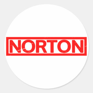 Sticker Rond Timbre Norton