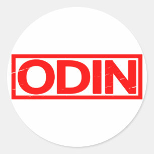 Sticker Rond Timbre Odin