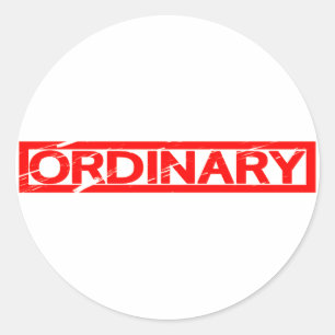 Sticker Rond Timbre ordinaire