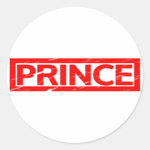 Sticker Rond Timbre Prince
