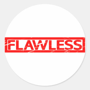 Sticker Rond Timbre sans défaut