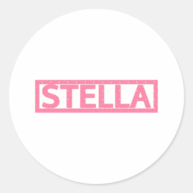 Sticker Rond Timbre Stella (Devant)