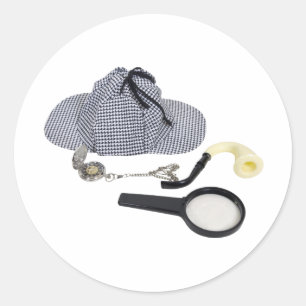 Sticker Rond TimeForDetective050110