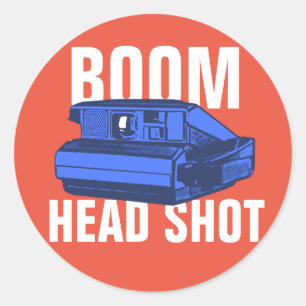Sticker Rond Tir principal de boom