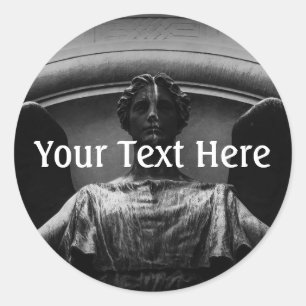 Sticker Rond Tiré en veille