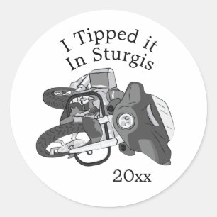 Sticker Rond Tiret it Motorcycle Bike