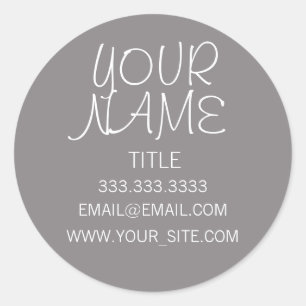 Sticker Rond Titane libre simple