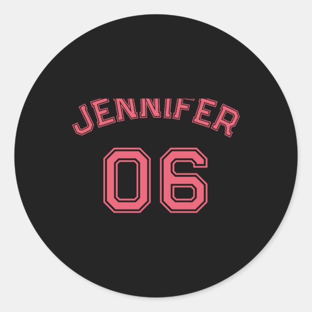 Sticker Rond Toddler Girl Nk Name Jersey Number Srts Cotton Tod (Devant)