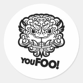 Sticker Rond Toi, Foo !