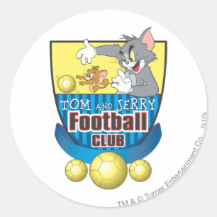 Sticker Rond Tom et le football de Jerry (le football) 5