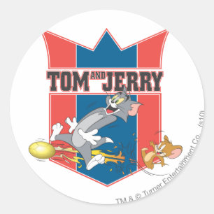 Sticker Rond Tom et le football de Jerry (le football) 7
