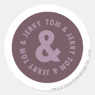 Sticker Rond Tom et logo rond 9 de Jerry