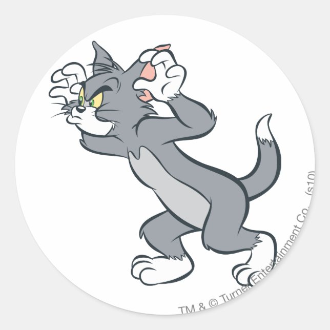 Sticker Rond Tom prêt (Devant)