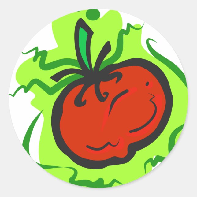 Sticker Rond Tomate (Devant)
