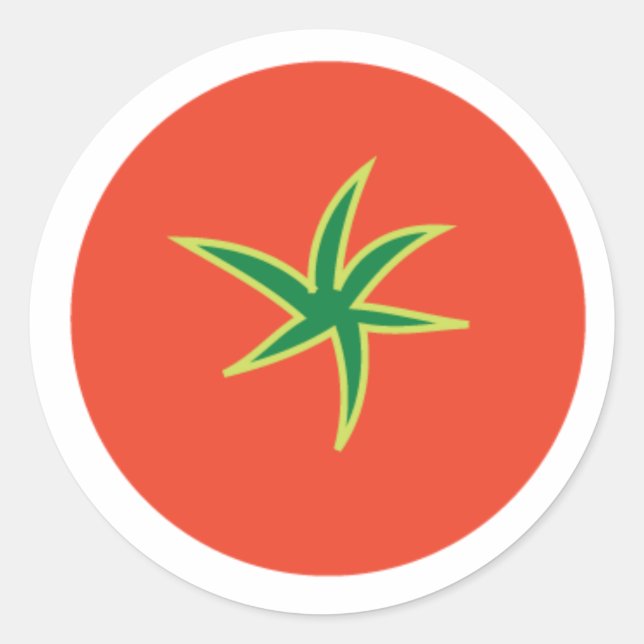 Sticker Rond Tomate (Devant)