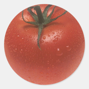 Sticker Rond Tomate fraîche