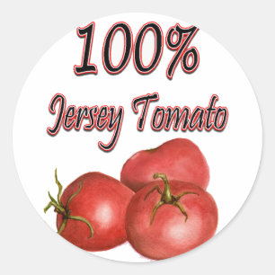 Sticker Rond Tomates 100% du Jersey
