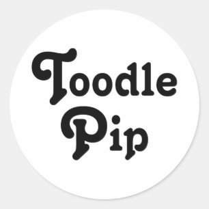 Sticker Rond Toodle Pip