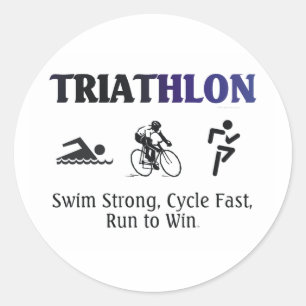 Sticker Rond TOP Triathlon