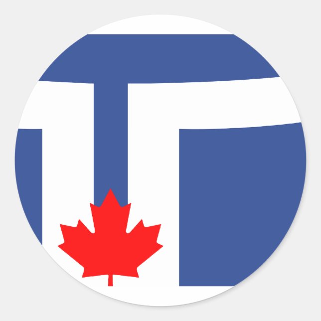 Sticker Rond Toronto, Canada (Devant)