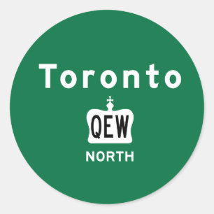 Sticker Rond Toronto QEW