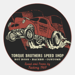 Sticker Rond Torque Brothers TB018A