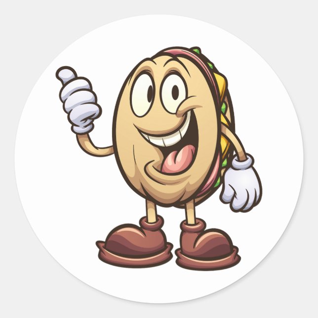 Sticker Rond torte mexicaine (Devant)