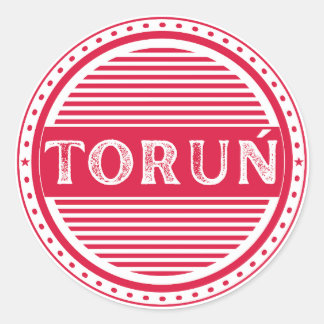 Sticker Rond Toruń City Pride Emblem – Polish Identity