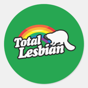 Sticker Rond TOTAL LESBIENNE CASTOR - BLANC - (2).png