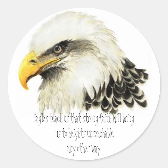 Sticker Rond Totem animal, Spiritualité, Inspiration Encouragem (Devant)