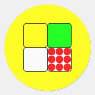 Sticker Rond Tour de France Jerseys 3 Jaunes