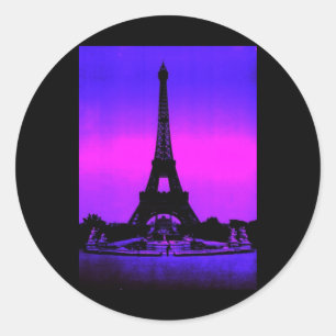 Sticker Rond Tour Eiffel