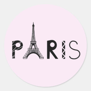 Sticker Rond Tour Eiffel de Paris, France