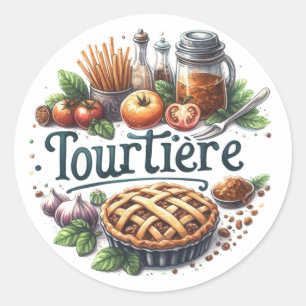 Sticker Rond Tourtière