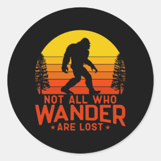 Sticker Rond Tous ceux qui errent ne sont pas perdus