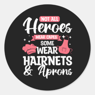Sticker Rond Tous Les Héros Ne Portent Pas De Capuchons Certain