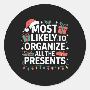 Sticker Rond Tous Les Présentants Organisateur Très Probablemen