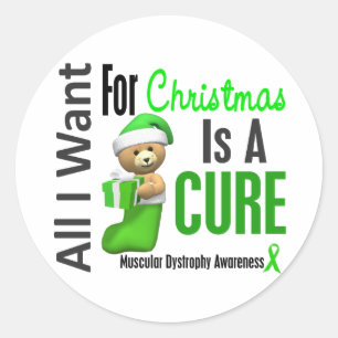 Sticker Rond Tous que je veux pour la dystrophie musculaire de