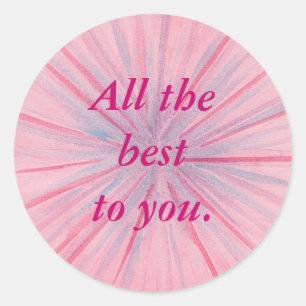 Sticker Rond Tout ce qu'il y a de mieux pour vous, les autocoll