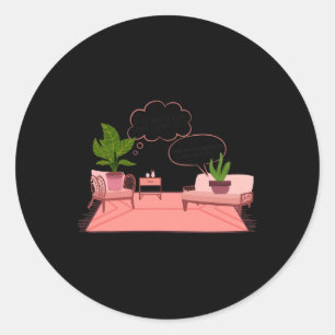 Sticker Rond Tout Est De La Façon Dont J'Ai Grandi Fun Thérapis