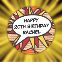 Toute bulle de discours d'anniversaire amusante ré