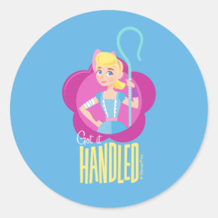Sticker Rond Toy Story 4 Bo Peep "Je L'Ai Manipulé"