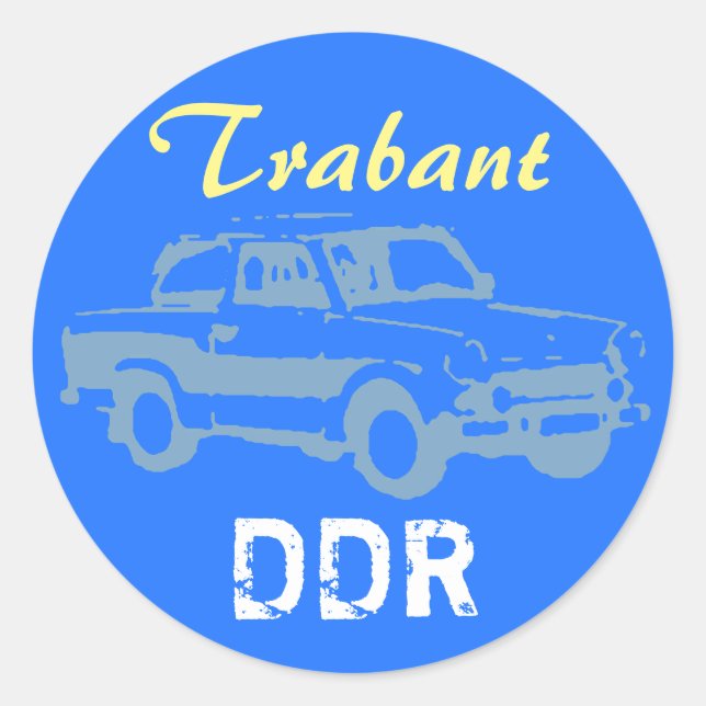 Sticker Rond Trabantdesign (Devant)