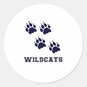 Sticker Rond Traces Wildcat