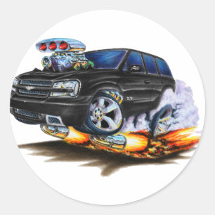 Sticker Rond Trailblazer SS Black Truck