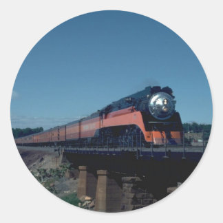 Sticker Rond Train "Daylight" SP, dirigé par 4-8-4