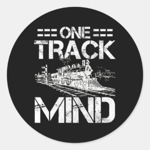 Sticker Rond Train Locomotive Model Train